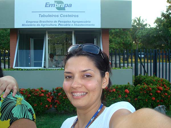 600 Patrícia visitando a Embrapa Tabuleiros Costeiros em Aracaju SE 2008