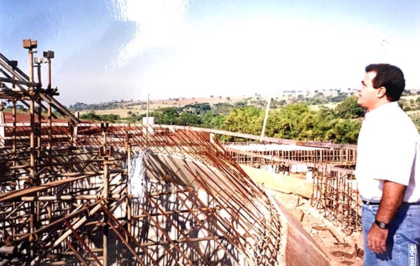 600 Wanderley Visita às obras da Estação de Tratamento de esgotos de Franca 1996