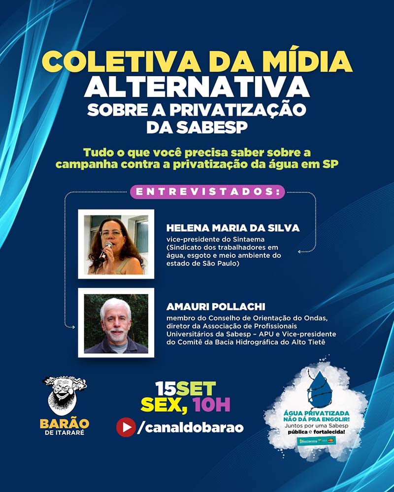 Coletiva ContraPrivatSabesp 150923