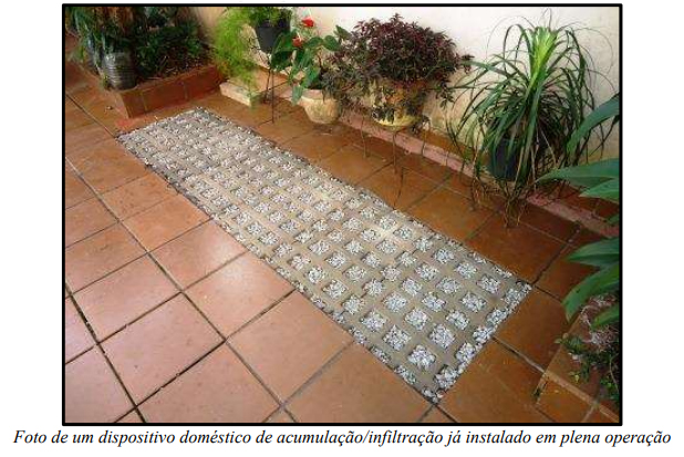 Dispositivo doméstico acumulação de chuva Foto Artigo AlvaroRodriguesdosSantos