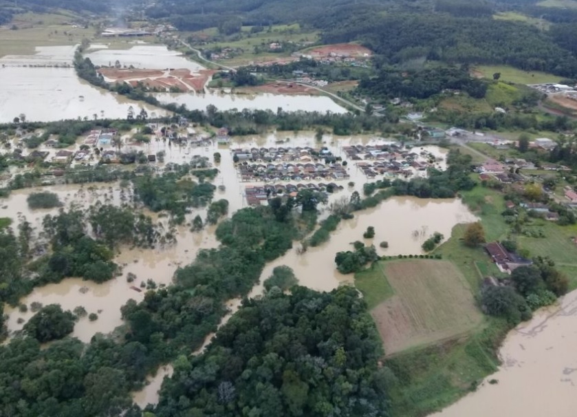 Enchente Santa Catarina