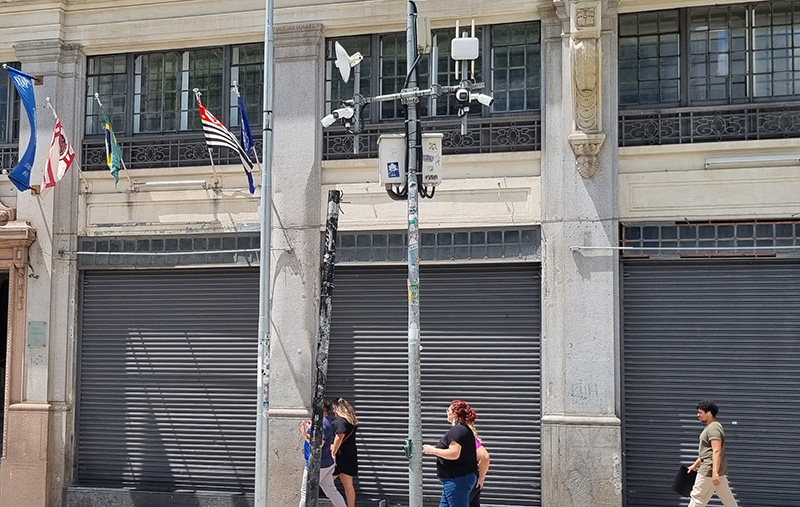 Câmeras no centro de SP JéssicaSilva