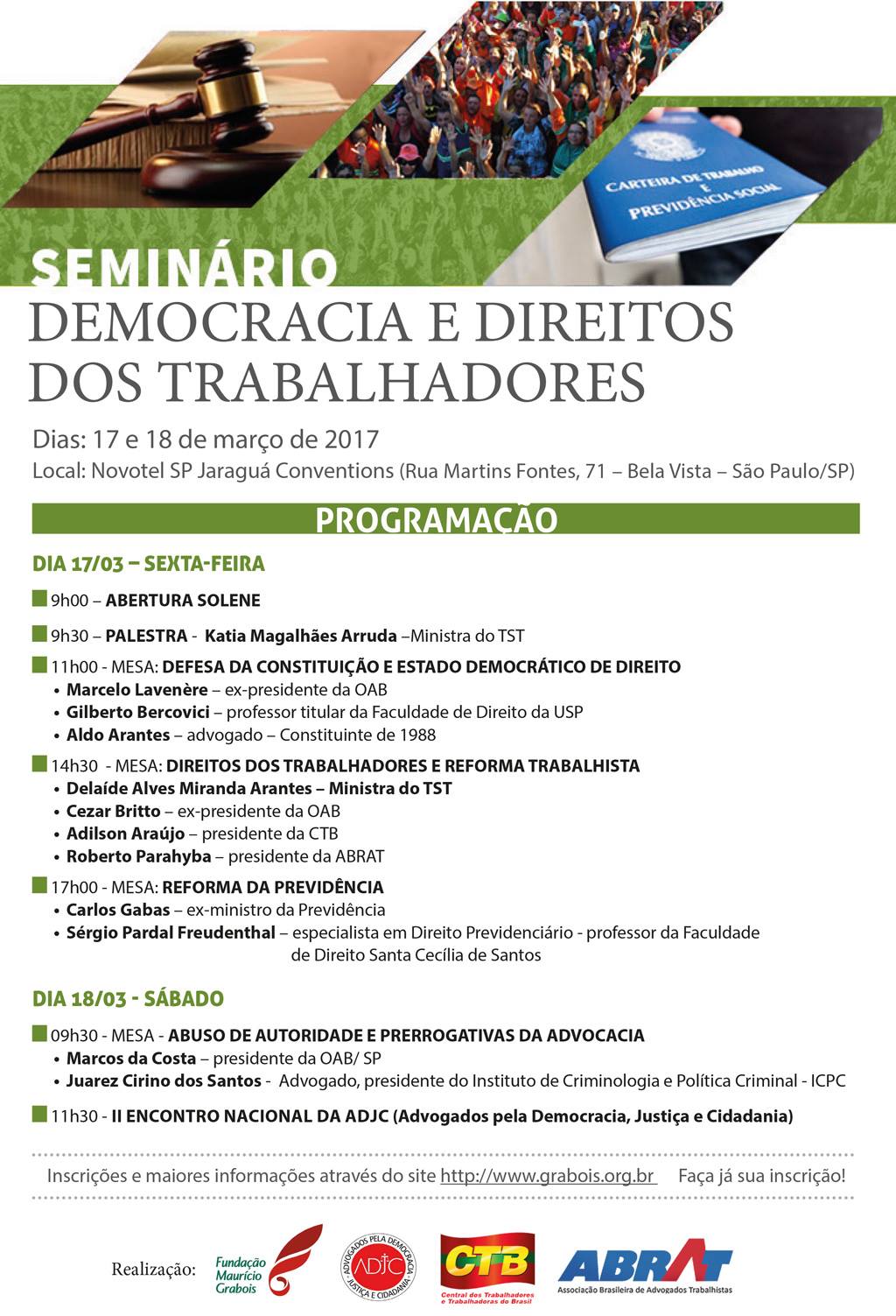 Seminário Democracia Direitos