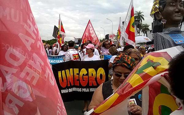 marcha das mulheres negras foto Unegro 600 Larg