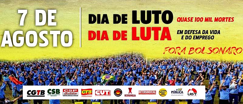 Dia de luto e luta centrais interna