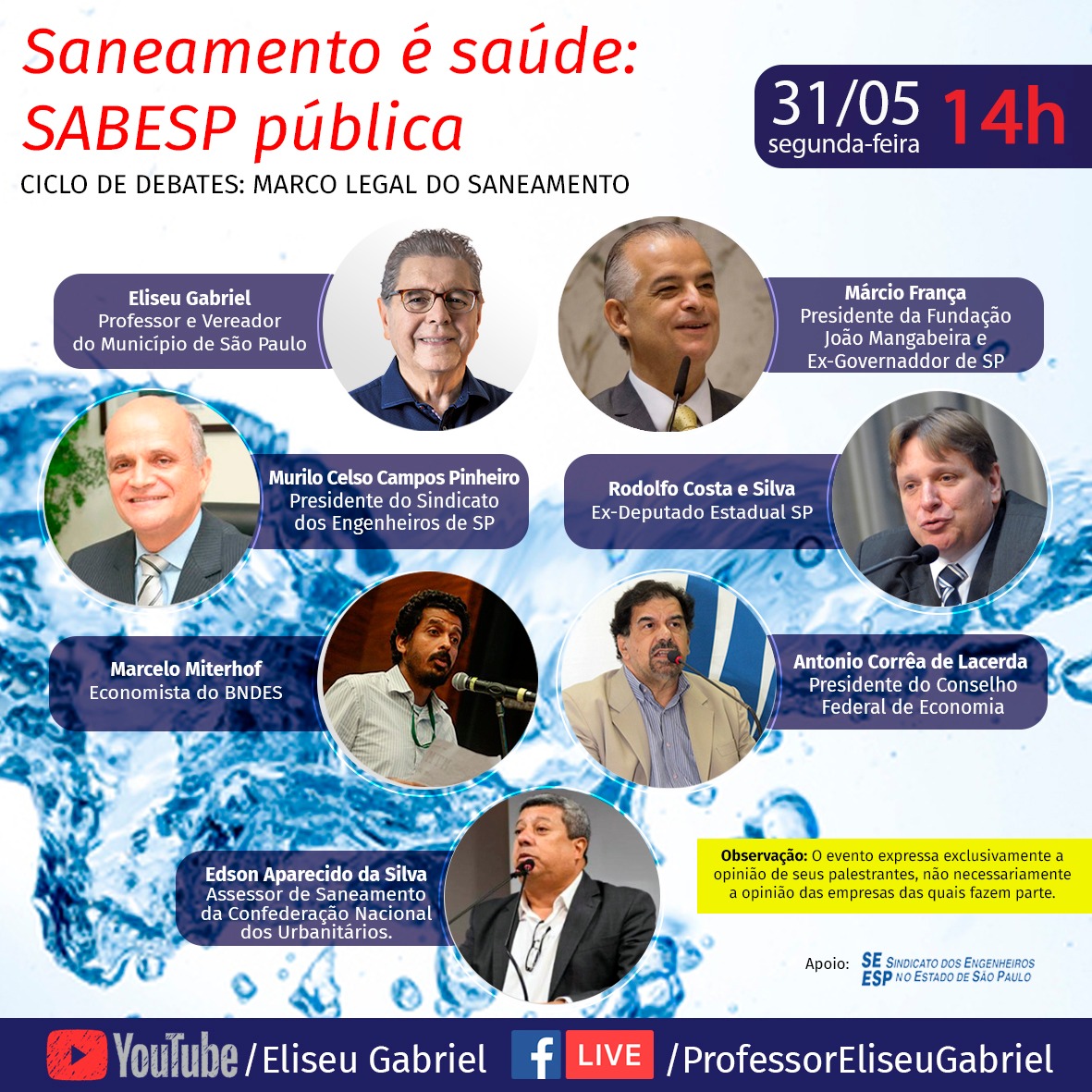 sabesp publica evento