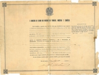 Registro sindical do SEESP, há 85 anos.