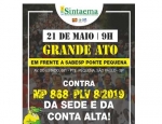 Todos convocados ao Grande Ato Contra a MP 868