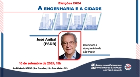 José Aníbal participa de ciclo de debates &quot;A engenharia e a cidade&quot;