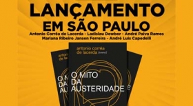 Livro &#039;O Mito da Austeridade&#039; será lançado em 4 de dezembro
