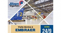 Núcleo Jovem promove visita técnica à Embraer com vagas limitadas