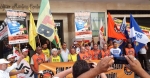 Em São Paulo, protesto contra extinção do Ministério reúne sindicalistas e trabalhadores de várias categorias.