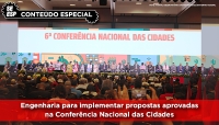 Engenharia para implementar propostas aprovadas na Conferência Nacional das Cidades