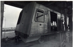 Réplica do primeiro metrô de São Paulo em exposição neste mês na Sé