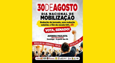 Pressão popular pela redução da jornada de trabalho