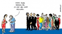 Charge do mês - Uso de máscara