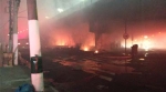 Viaduto Alcântara Machado na capital é atingido por incêndio