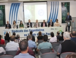 Abertura do seminário sobre a campanha no SEESP, na Capital.