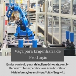 Empresa paulista tem uma vaga para engenheiro(a) de produção