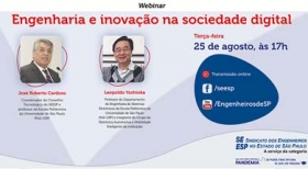 Webinar aborda &quot;Engenharia e inovação na sociedade digital&quot;