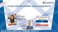 Live do SEESP aborda mercado de trabalho para engenharia