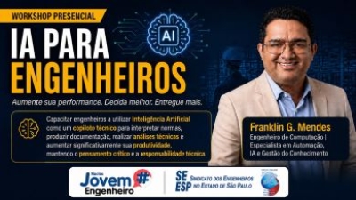 Núcleo Jovem do SEESP realiza Workshop “IA para engenheiros” em agosto