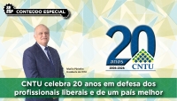 CNTU celebra 20 anos em defesa dos profissionais liberais e de um país melhor