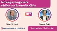 Live debate eficiência em iluminação pública