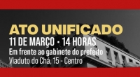 Servidores municipais realizam ato unificado nesta sexta-feira, 11